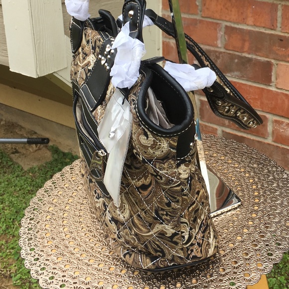 Montana West Paisley Quilted Tote NWT - Picture 4 of 6